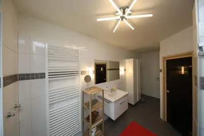 Ein Bett oder Betten in einem Zimmer der Unterkunft Quartier Hohe Geest 15 - Nordseebrise - a69852