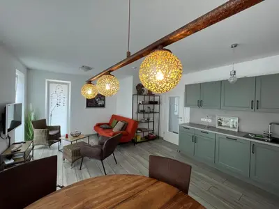 Küche/Küchenzeile in der Unterkunft Ferienhaus De Beers Huus - Holte-Spangen - a69919