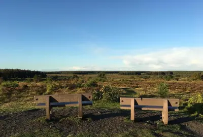 Naturlandschaft in der Nähe des Ferienhauses