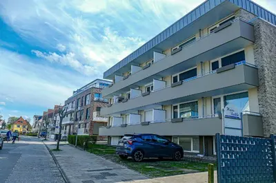 Das Gebäude in dem sich die Ferienwohnung befindet