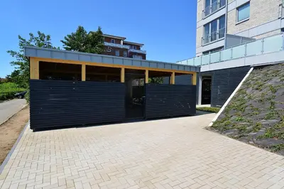 Das Gebäude in dem sich die Ferienwohnung befindet