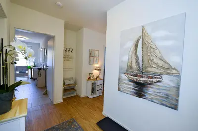 Ein Badezimmer in der Unterkunft Haus Hohe Geest HG23