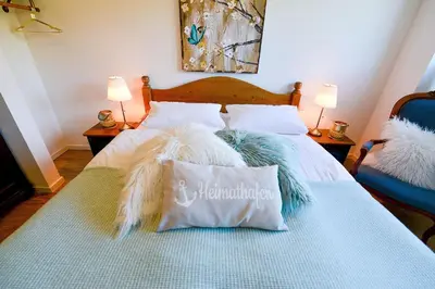 Ein Bett oder Betten in einem Zimmer der Unterkunft Haus Hohe Geest HG23