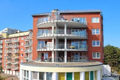 Das Gebäude in dem sich die Ferienwohnung befindet