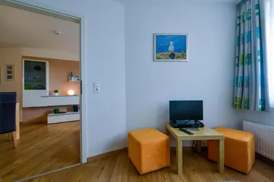 TV/Unterhaltungsangebot in der Unterkunft Haus Nordseebrandung NA63