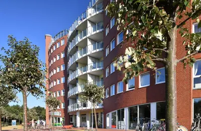 Das Gebäude in dem sich die Ferienwohnung befindet