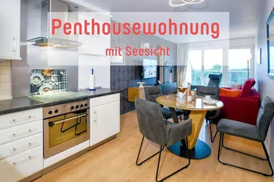 Küche/Küchenzeile in der Unterkunft Haus Nordseebrandung NA71