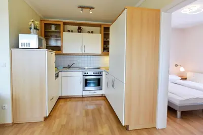 Küche/Küchenzeile in der Unterkunft Haus Seewind HS20