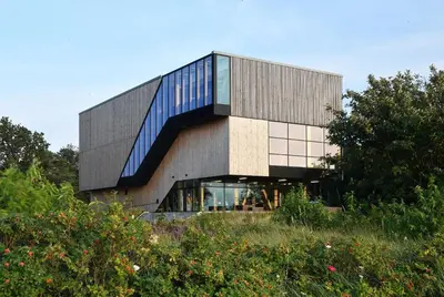 Das Gebäude in dem sich die Ferienwohnung befindet