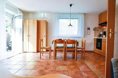 Küche/Küchenzeile in der Unterkunft Haus Seewind HS23