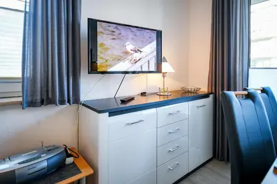 TV/Unterhaltungsangebot in der Unterkunft Haus Seewind HS01