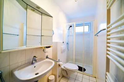 Ein Badezimmer in der Unterkunft Haus Seewind HS08