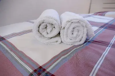 Ein Bett oder Betten in einem Zimmer der Unterkunft Haus Seewind HS13