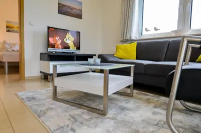 TV/Unterhaltungsangebot in der Unterkunft Haus Seewind HS13