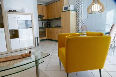 Küche/Küchenzeile in der Unterkunft Haus Seewind HS14