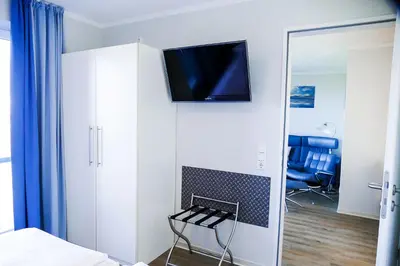 TV/Unterhaltungsangebot in der Unterkunft Beach Lodge BL03