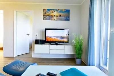 TV/Unterhaltungsangebot in der Unterkunft Beach Lodge BL03