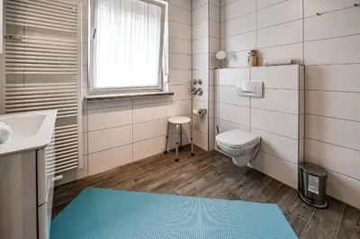 Ein Badezimmer in der Unterkunft Flockengrund HB03