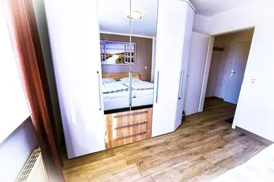 Küche/Küchenzeile in der Unterkunft Haus Nordseebrandung NC56