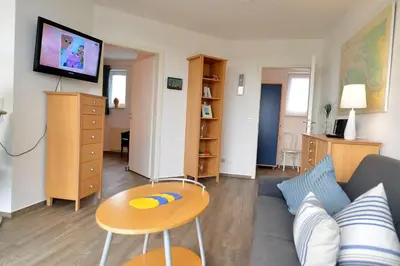 TV/Unterhaltungsangebot in der Unterkunft Haus Nordseebrandung NC75
