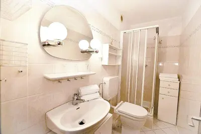 Ein Badezimmer in der Unterkunft Strandhochhaus SHB1