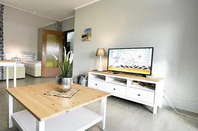 TV/Unterhaltungsangebot in der Unterkunft Strandhochhaus SHB1