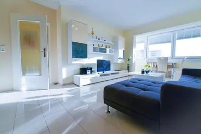 TV/Unterhaltungsangebot in der Unterkunft Strandhochhaus SB10