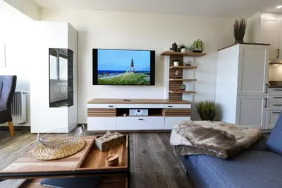 TV/Unterhaltungsangebot in der Unterkunft Strandhochhaus SB13