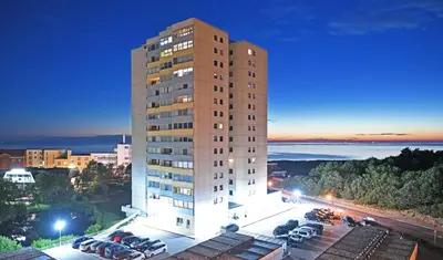 Das Gebäude in dem sich die Ferienwohnung befindet