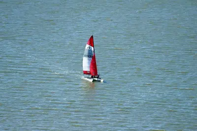 Blick auf einen Fluss in der Nähe der Ferienwohnung