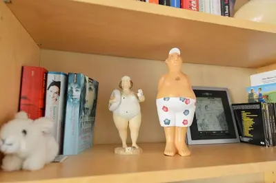 Die Bibliothek in der Ferienwohnung