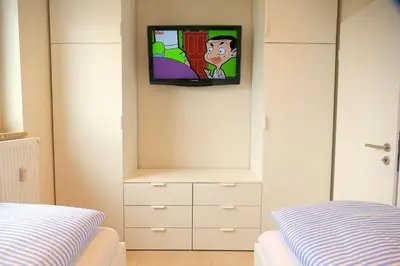TV/Unterhaltungsangebot in der Unterkunft Strandhochhaus SF07