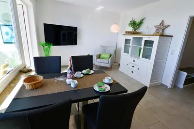TV/Unterhaltungsangebot in der Unterkunft Strandhochhaus SF11