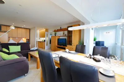 TV/Unterhaltungsangebot in der Unterkunft Strandhochhaus SG10
