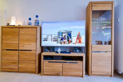 TV/Unterhaltungsangebot in der Unterkunft Strandhochhaus SG12