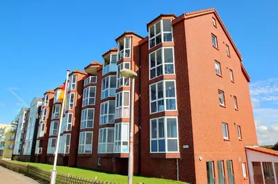 Das Gebäude in dem sich die Ferienwohnung befindet