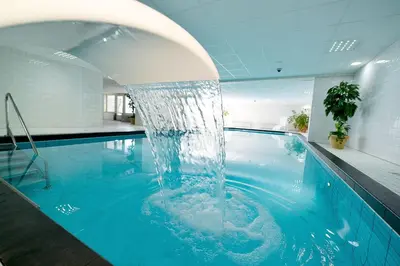 Der Swimmingpool an oder in der Nähe von Strandhochhaus SHC8