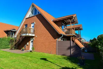 Das Gebäude in dem sich die Ferienwohnung befindet