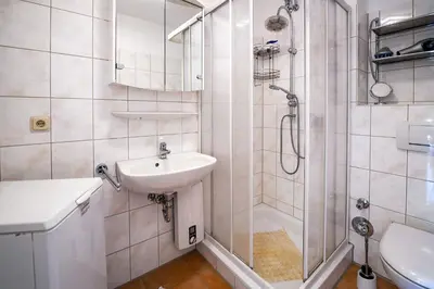 Ein Badezimmer in der Unterkunft Flockengrund V15U