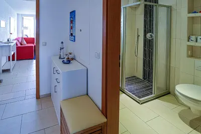 Ein Badezimmer in der Unterkunft Haus Horizont HZ09