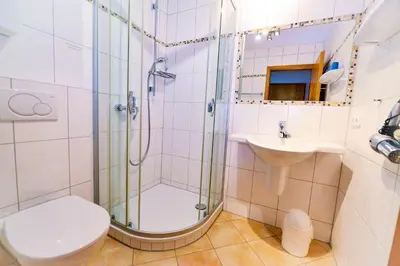 Ein Badezimmer in der Unterkunft Haus Horizont HZ19