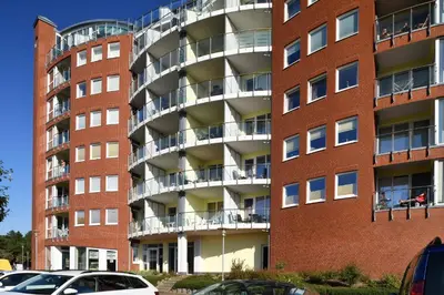 Das Gebäude in dem sich die Ferienwohnung befindet