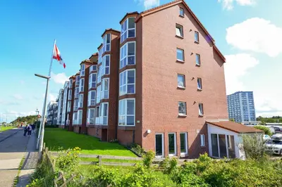 Das Gebäude in dem sich die Ferienwohnung befindet
