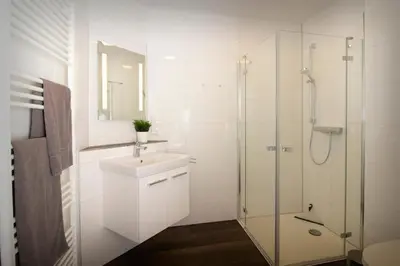 Ein Badezimmer in der Unterkunft Dünenquartier Cuxhaven