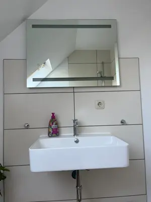 Ein Badezimmer in der Unterkunft Deich Winde 9.1