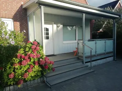 Das Gebäude in dem sich die Ferienwohnung befindet