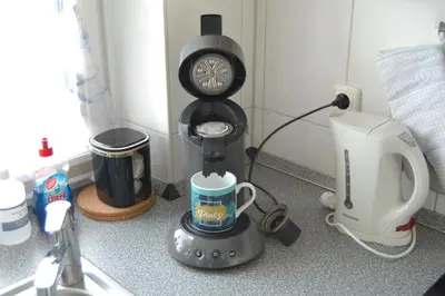 Kaffee-/Teezubehör in der Unterkunft Deichwohnung Strandweg 7