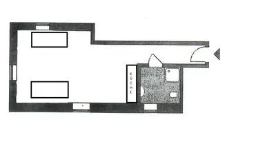 Grundriss der Unterkunft Monteurwohnung für 2 Personen inkl. MwSt. - DG Wohnung