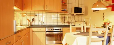Küche/Küchenzeile in der Unterkunft Achtern Diek