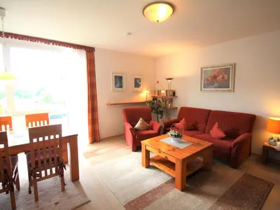 Ein Sitzbereich in der Unterkunft Residenz Passat Cuxhaven 5